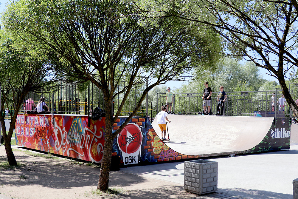 Montana Cans, iBike, Dominant забрендировали скейт-парк на Столетова Montana Cans, iBike, Dominant забрендировали скейт-парк на Столетова