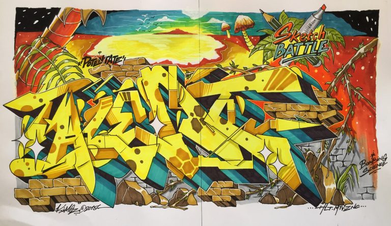 Montana Cans на Красавик Sketch Battle Montana Cans на Красавик Sketch Battle
