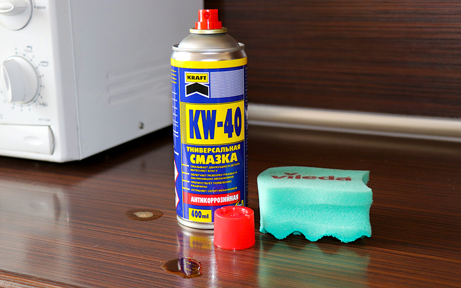 KW-40 очистит даже следы от кофе KW-40 очистит даже следы от кофе