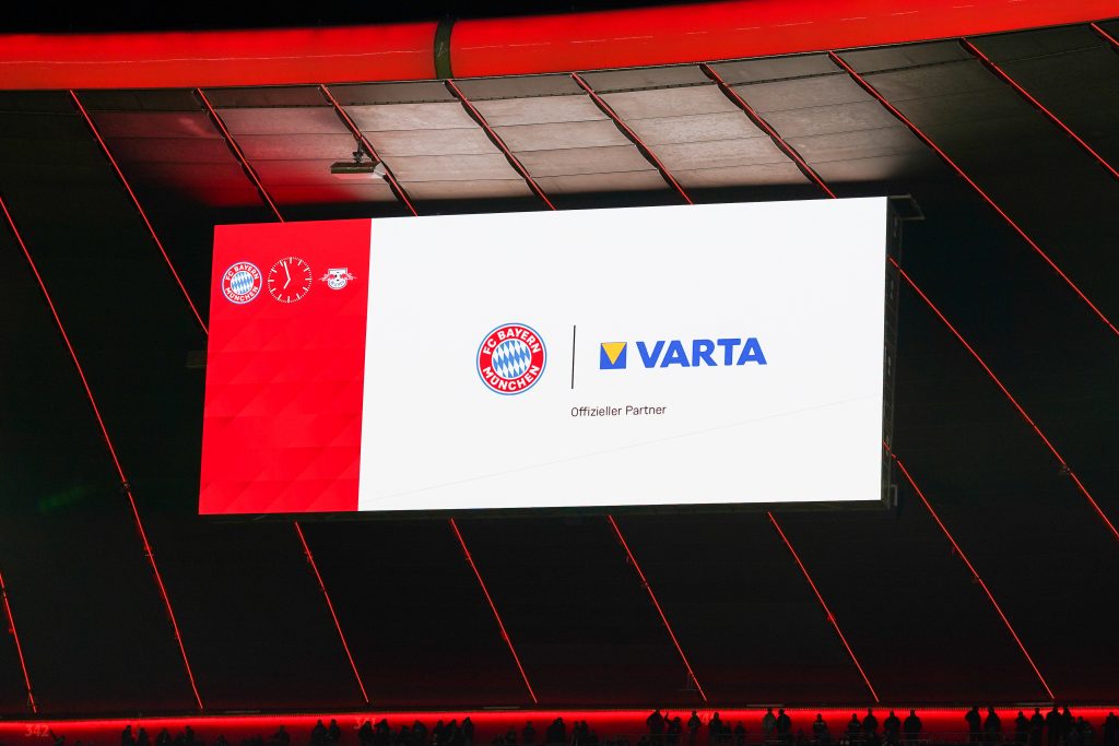 Компания VARTA стала спонсором футбольного клуба "Бавария Мюнхен" Компания VARTA стала спонсором футбольного клуба "Бавария Мюнхен"