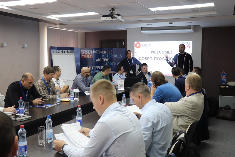 Семинар LIQUI MOLY в компании ОБК для специалистов СНГ Семинар LIQUI MOLY в компании ОБК для специалистов СНГ