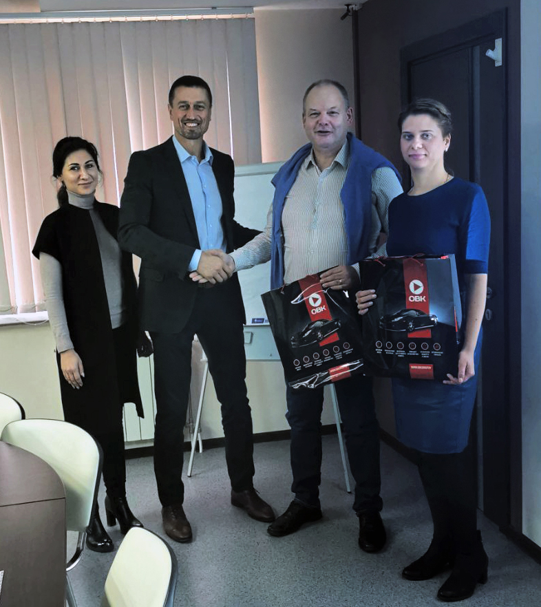 Партнеры Sherwin-Williams прибыли в компанию ОБК на встречу с учредителем, Вячеславом Сухановым Партнеры Sherwin-Williams прибыли в компанию ОБК на встречу с учредителем, Вячеславом Сухановым